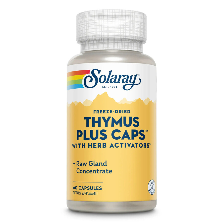 Thymus Plus Caps Solaray, 60 Kapseln, Secom