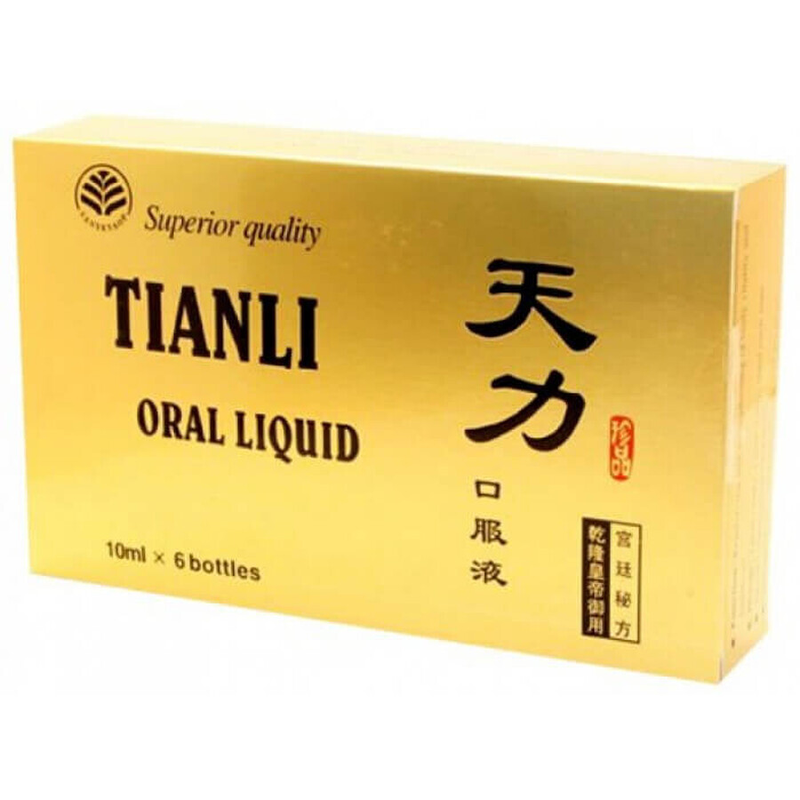 Liquide oral Tianli, 6 ampoules, Sanye Intercom