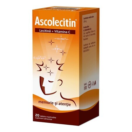 Ascolecitin, 20 comprimés, Biofarm