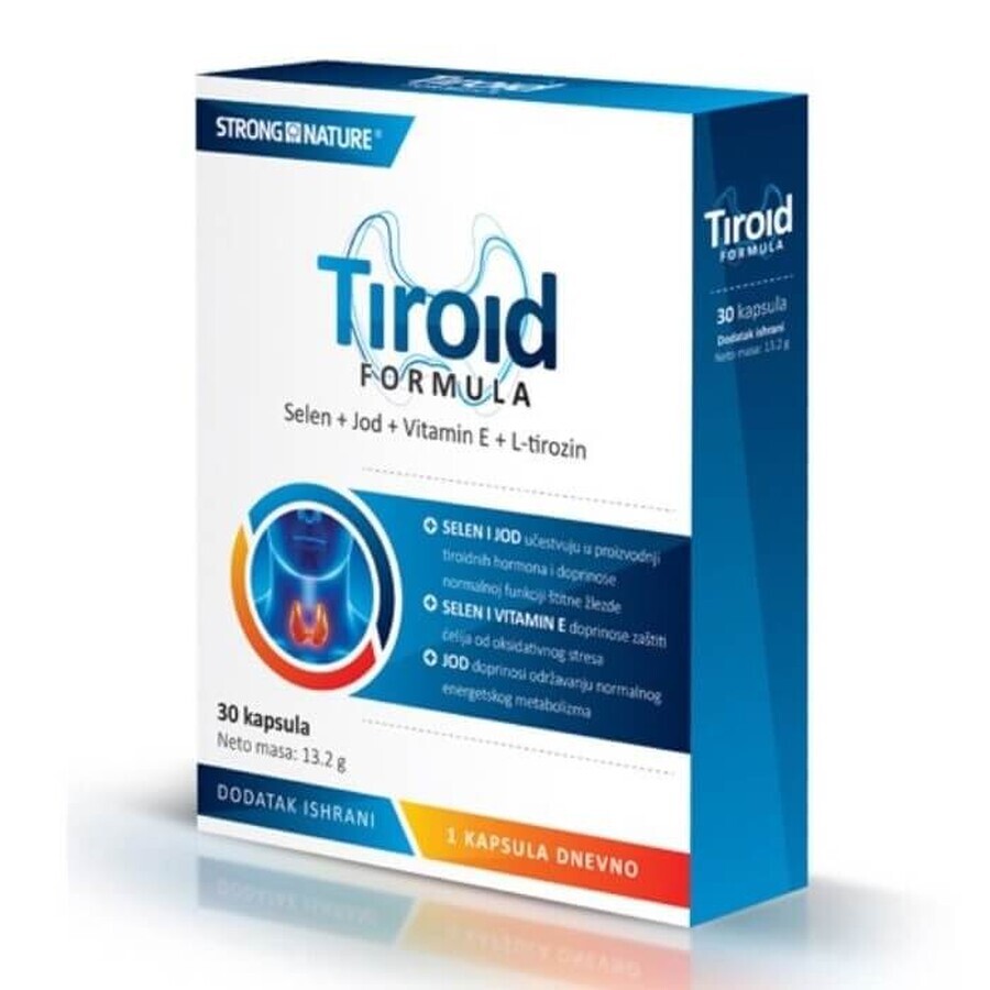 Formula tiroidea, 30 capsule, Strong Nature