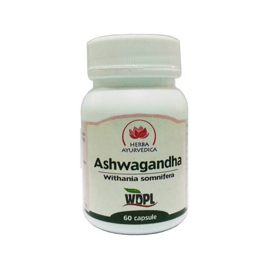 Ashwagandha, 60 gélules, Herbe Ayurvédique