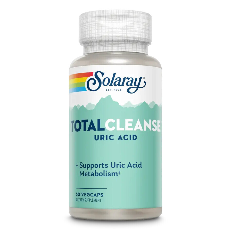 Total Cleanse Acide Urique Solaray, 60 gélules, Secom