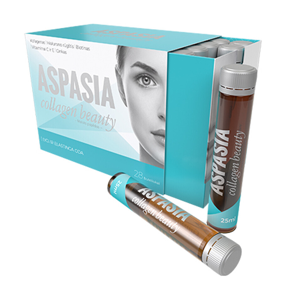 Aspasia Collagen Beauty, 28 flacons, Natur Produkt