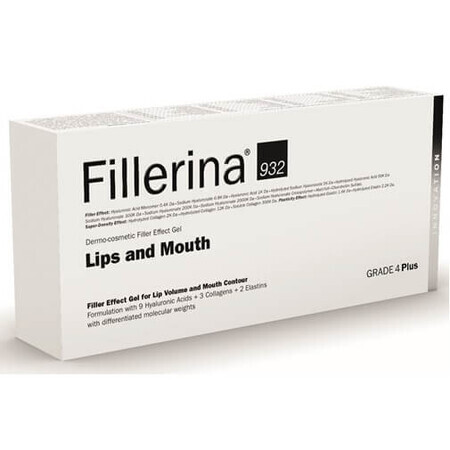 Traitement des lèvres et du contour des lèvres Grad 4 Plus Fillerina 932, 7 ml, Labo