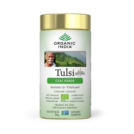 Thé vert Tulsi, 100 g, Inde biologique