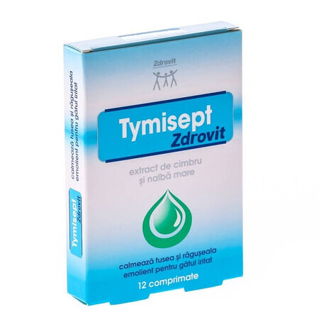 Tymisept, 12 comprimés, Zdrovit