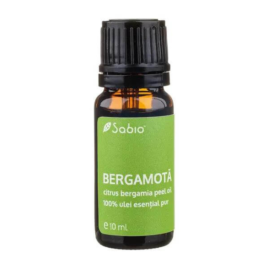 Huile essentielle 100% pure Bergamote, 10 ml, Sabio