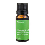 Olio essenziale puro al 100% Lemongrass, 10 ml, Sabio