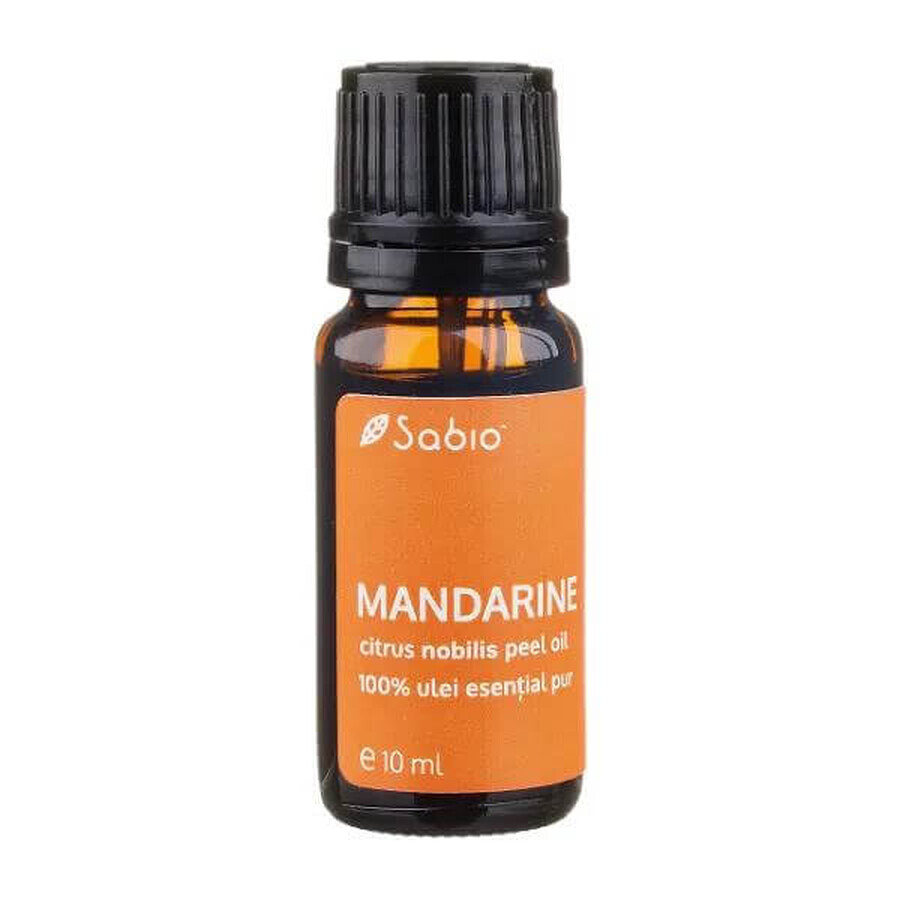 Huile essentielle 100% pure Mandarine, 10 ml, Sabio