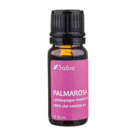 Huile essentielle 100% pure Palmarosa, 10 ml, Sabio