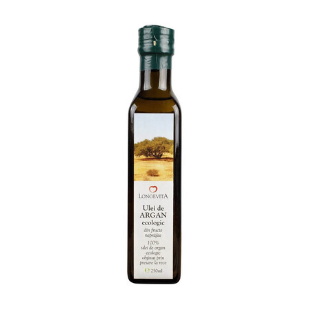 Ulei bio de argan presat la rece, 250ml, Longevita