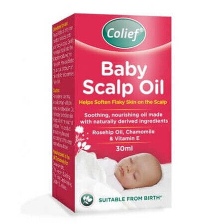Huile apaisante et nourrissante pour la peau et le cuir chevelu Baby Scalp Oil, 30 ml, Colief