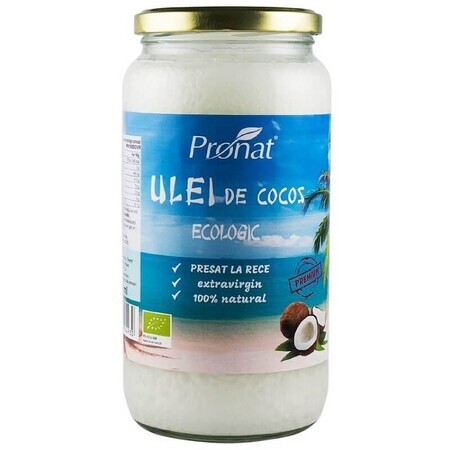 Olio extra vergine di cocco BIO, 1000 ml, Pronat