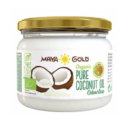 Reines Öko-Kokosnussöl ohne Geruch, 280 ml, Maya Gold