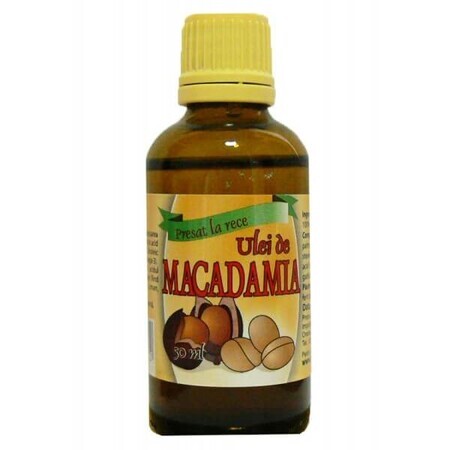 Huile de macadamia pressée à froid, 50 ml, Herbavit