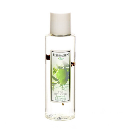 Grapefruit- und Bergamotte-Massageöl, 100 ml, Herbagen