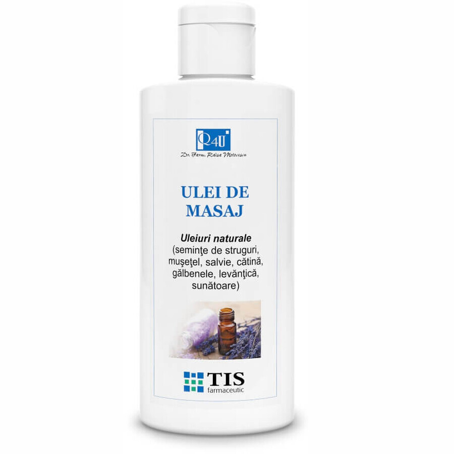 Q4U Massageöl, 150 ml, Tis Farmaceutic