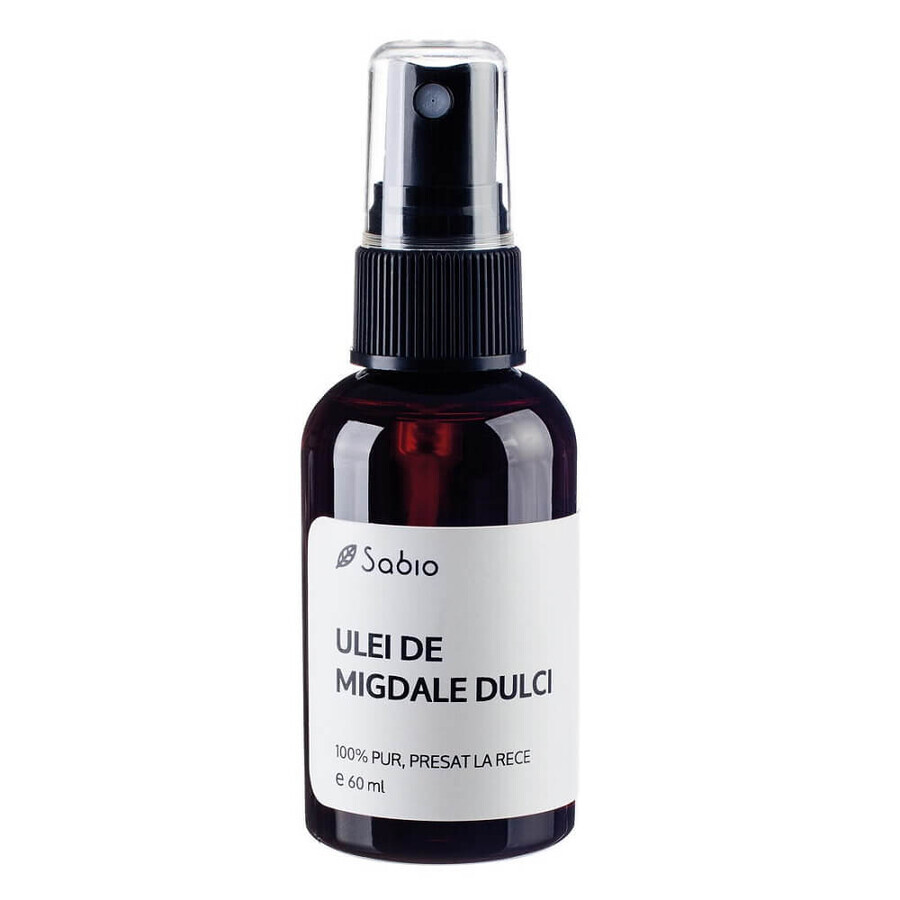 Olio di mandorle dolci, 60ml, Sabio