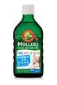 Pure Mom &amp; Baby olio di fegato di merluzzo, 250 ml, Moller&#39;s