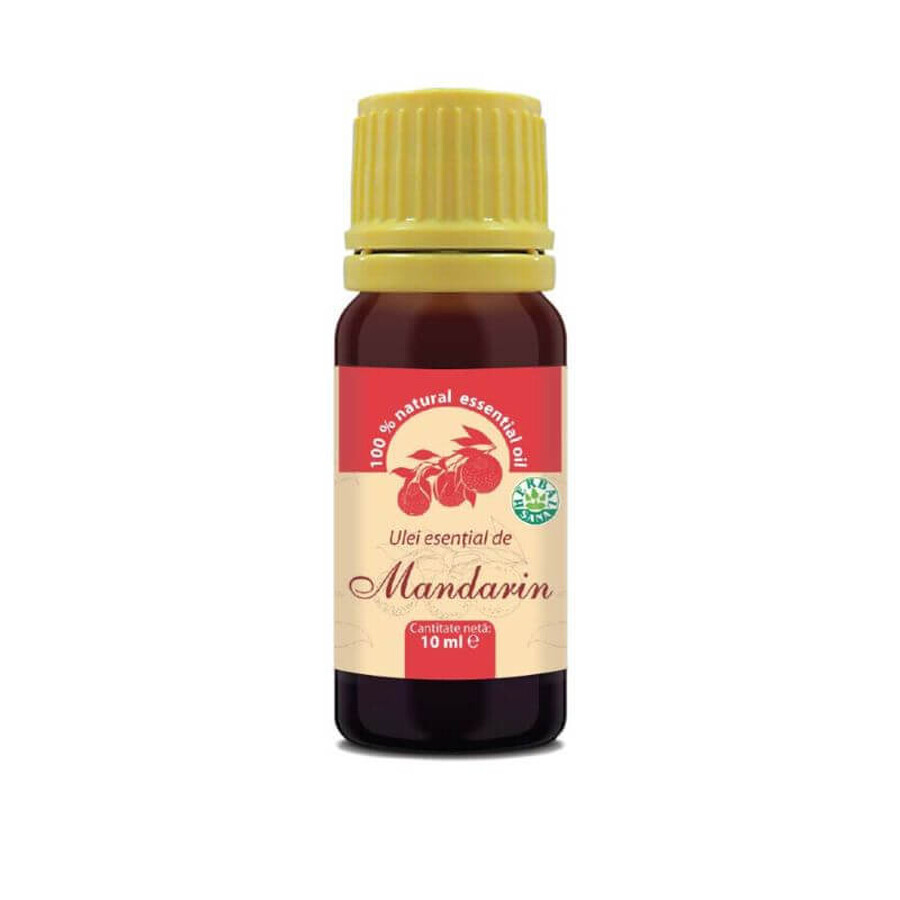 Ulei esenţial de mandarin 100% pur, 10 ml, Herbavit