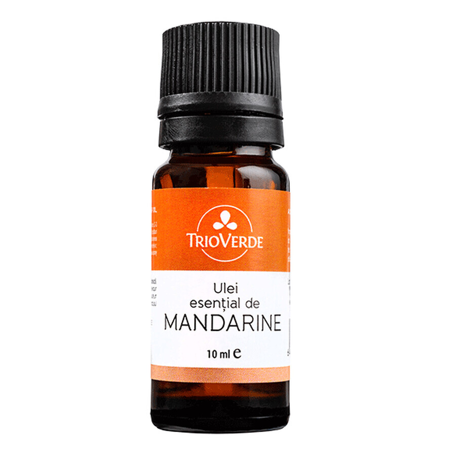 Huile essentielle de mandarine, 10 ml, Trio Verde