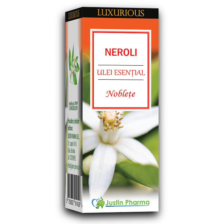 Huile essentielle de néroli Luxurious, 10 ml, Justin Pharma