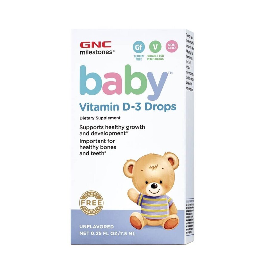 Baby-Vitamin D3-Tropfen (424683), 7,5 ml, GNC