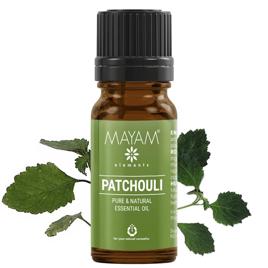Huile essentielle de patchouli (M - 1145), 10 ml, Mayam