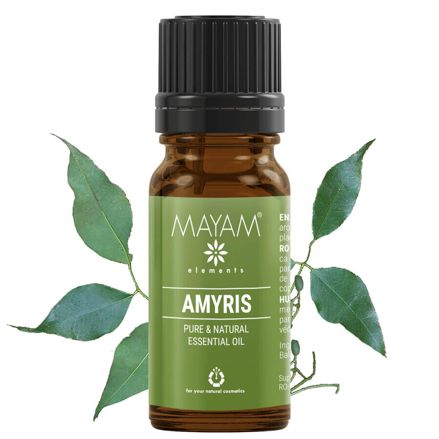 Huile essentielle de santal Amyris (M - 1155), 10 ml, Mayam