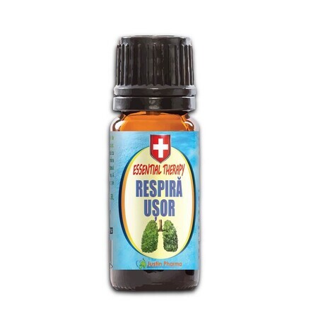 Thérapie par les huiles essentielles Respirer facilement, 10 ml, Justin Pharma