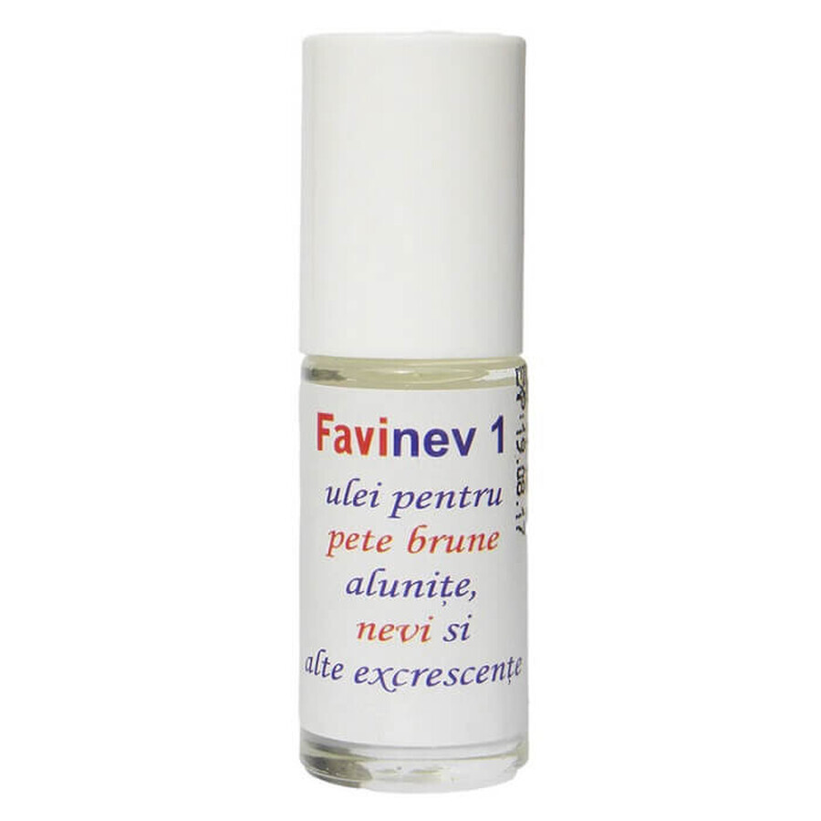 Huile pour grains de beauté et naevus Favinev, 5 ml, Favisan