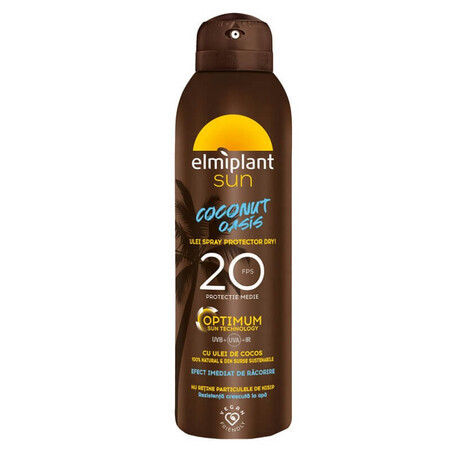 Coconut Oasis Optimum Protective Spray Oil SPF 20, 150 ml, Elmiplant