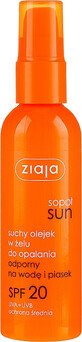 Huile s&#232;che en gel avec SPF 20, 90 ml, Ziaja Sun