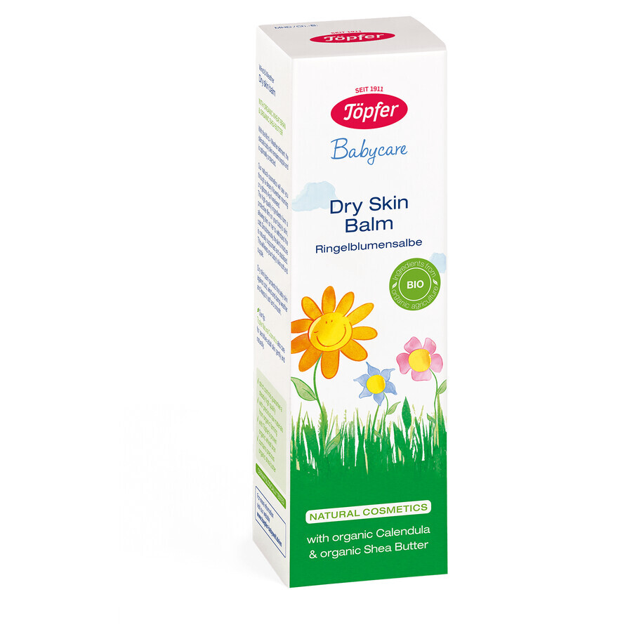 Baume bio pour enfants peau sèche protection contre le vent et les intempéries, 75 ml, Topfer