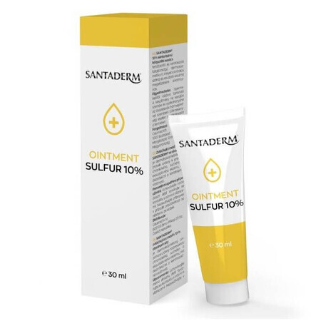 Unguento emolliente con Zolfo 10% Santaderm, 30 ml, Vitalia