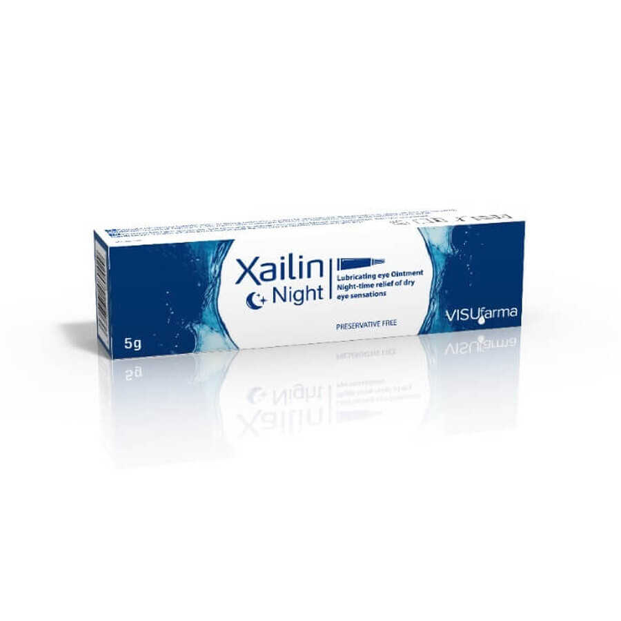 Unguent oftalmic lubrifiant Xailin Night, 5 g,Visufarma recenzii