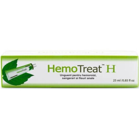 Onguent pour hémorroïdes Hemotreat H, 25 ml, GlobalTreat