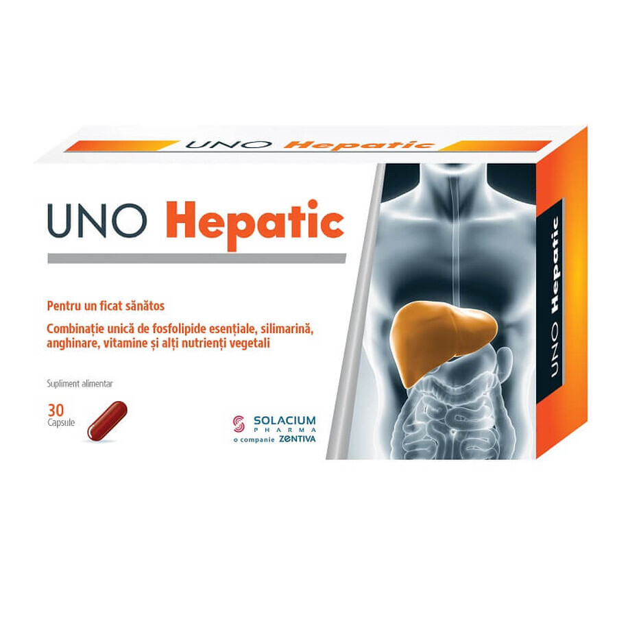 Uno Hepatic, 30 gélules, Solacium Pharma