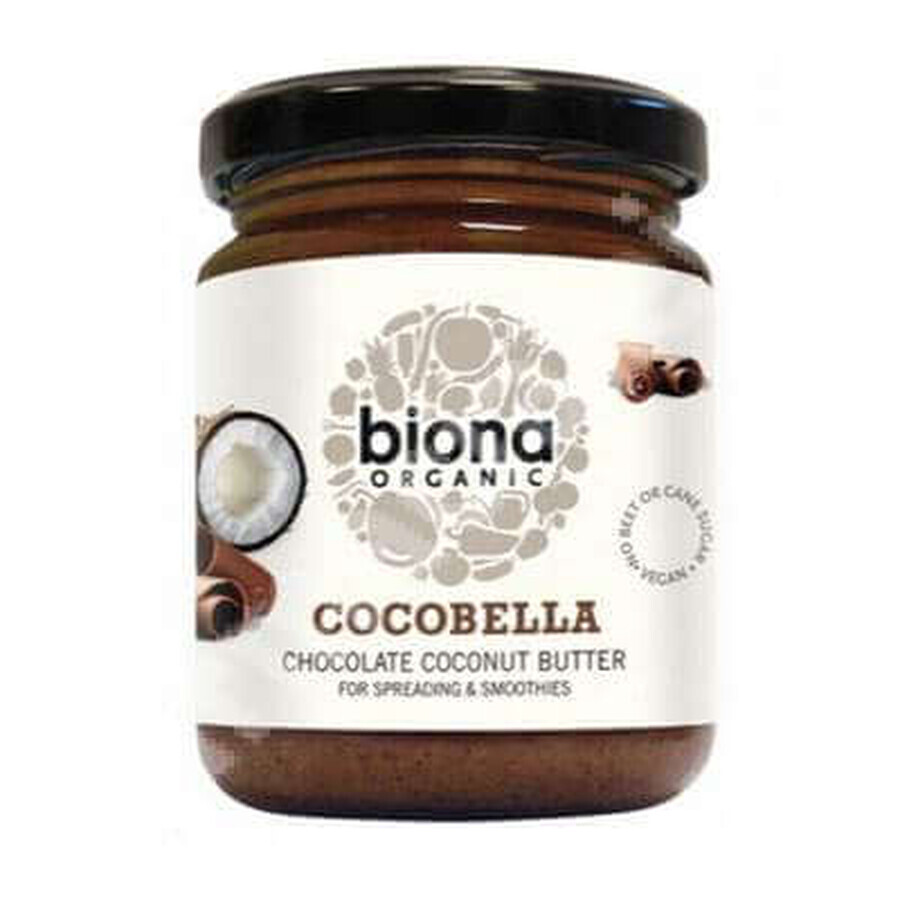 CocoBella Beurre de noix de coco au chocolat biologique, 250 g, Biona