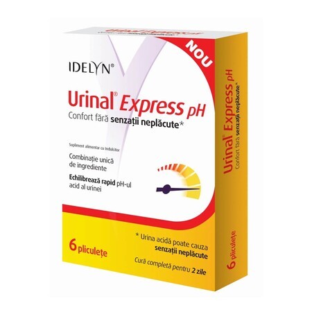 Urinal Express pH, 6 sachets, Walmark