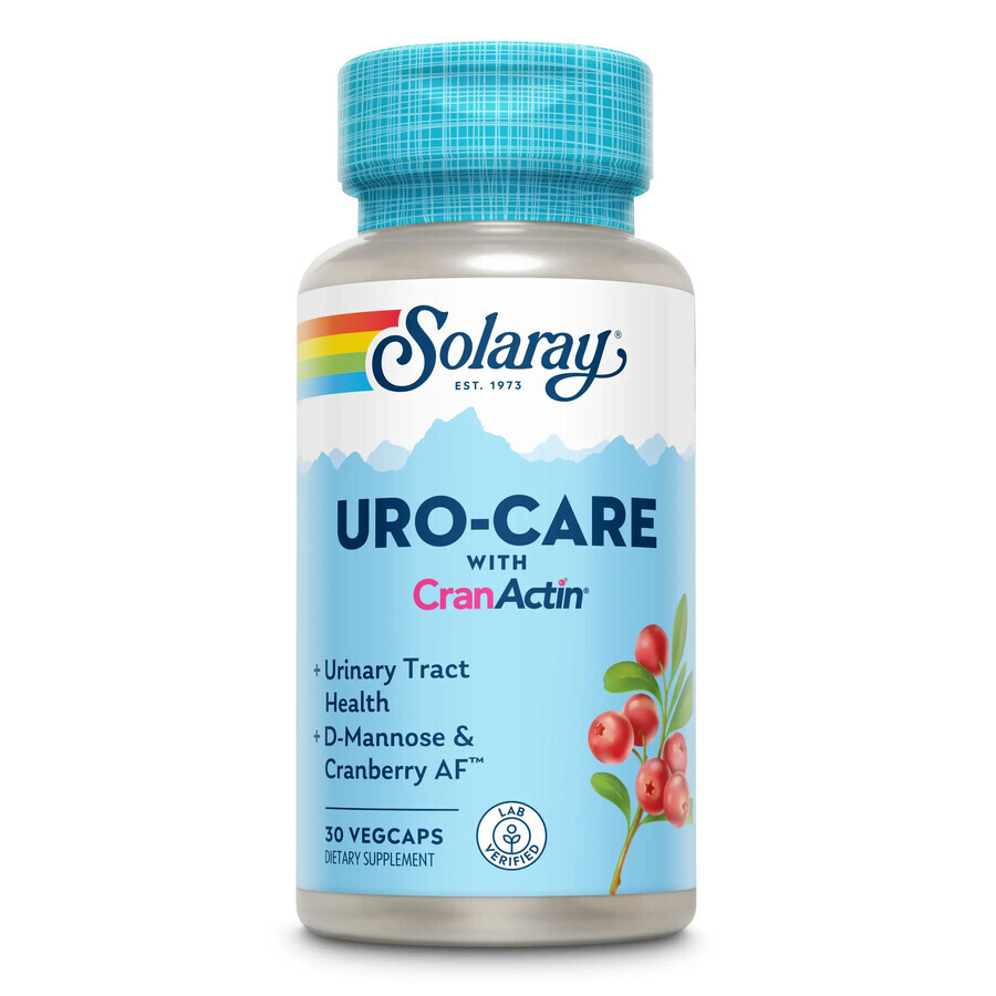 Uro-Care CranActin Solaray, 30 gélules, Secom