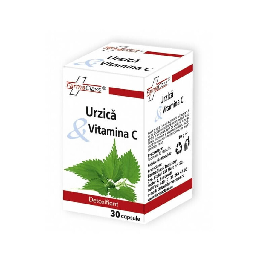 Ortie et Vitamine C, 30 gélules, FarmaClass