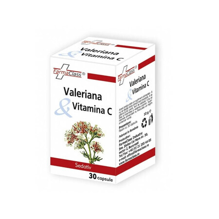 Valériane et vitamine C, 30 gélules, FarmaClass