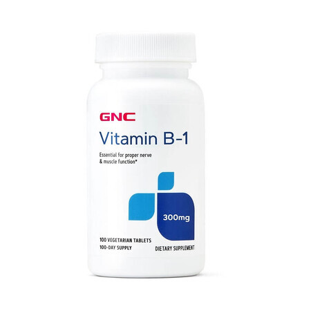 Vitamine B-1 300 mg (259513), 100 comprimés, GNC