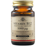 Vitamine B12 1000 mcg, 100 comprimés, Solgar