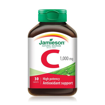 Vitamine C 1000mg, 30 gélules, Jamieson