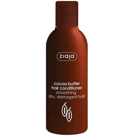 Après-shampoing au beurre de cacao pour cheveux secs et abîmés, 200 ml, Ziaja