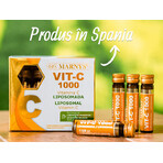 Vitamina C Lipozomală 1000 mg, 20 Fiole, Marnys