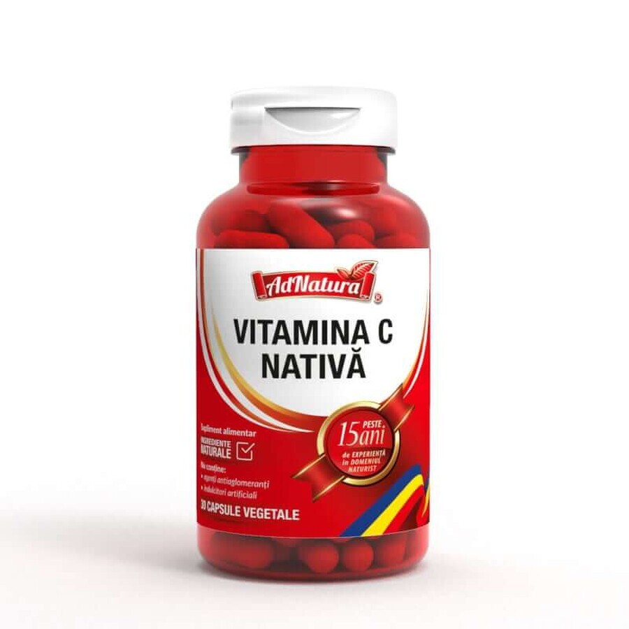 Natives Vitamin C, 30 Kapseln, AdNatura