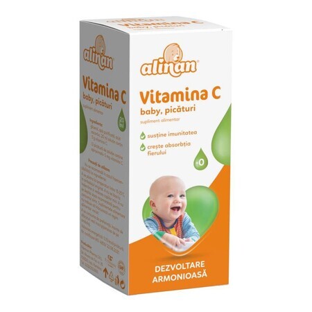 Alinan Vitamine C Baby drops, 20 ml, Fitterman Pharma